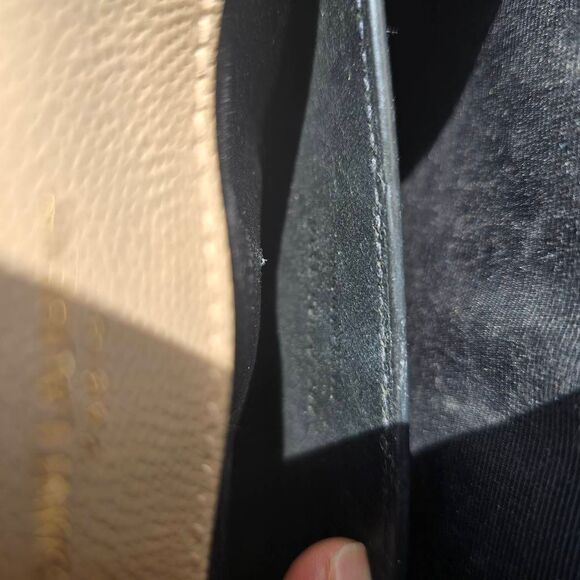 YSL Yves Saint Laurent Envelope Crossbody Bag Beige Tan - Picture 16 of 16